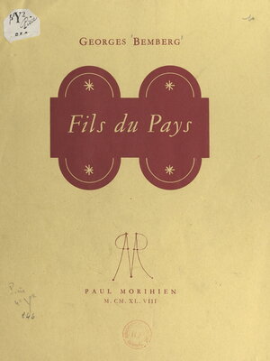 cover image of Fils du pays